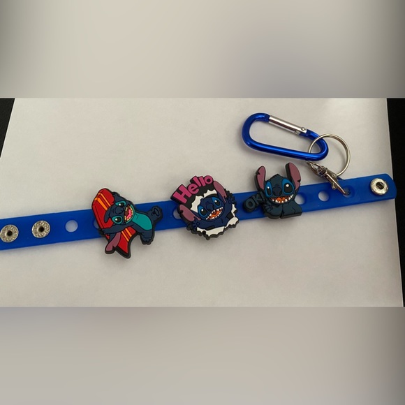 Brand New Stitch Shoe Charm Bracelet/Key Ring - Picture 2 of 7